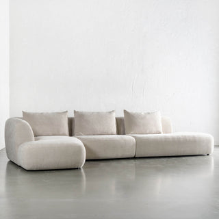 AMEDEO CORNER MODULAR CHAISE LOUNGE SOFA  |  SANDBAR HAZE