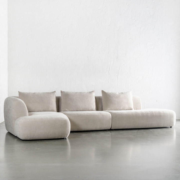 AMEDEO CORNER MODULAR CHAISE LOUNGE SOFA  |  SANDBAR HAZE