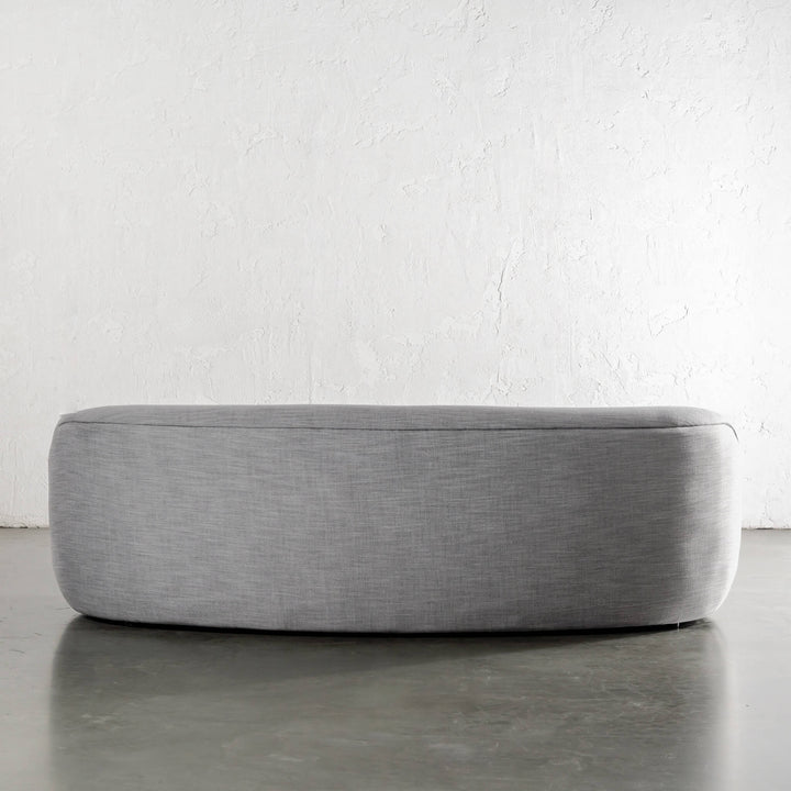 Anandes Curved 3 Seater Sofa  |  Aniseed Dusk Linen