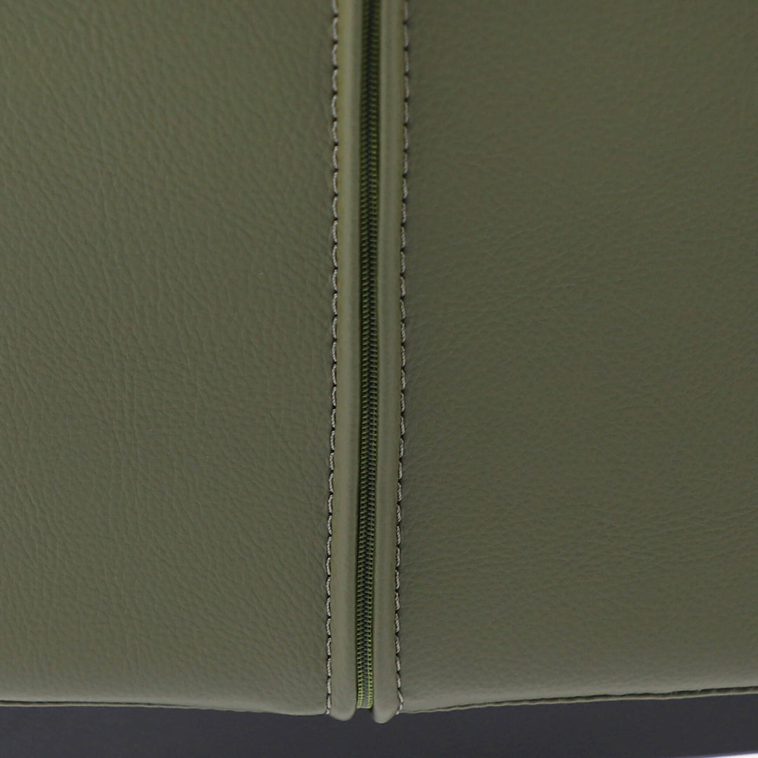 ANDERS DINING CHAIR  |  MEDITERRANEAN DEEP OLIVE VEGAN LEATHER