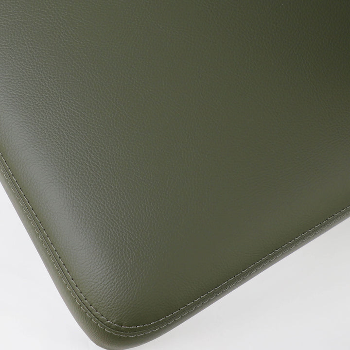 ANDERS DINING CHAIR  |  MEDITERRANEAN DEEP OLIVE VEGAN LEATHER