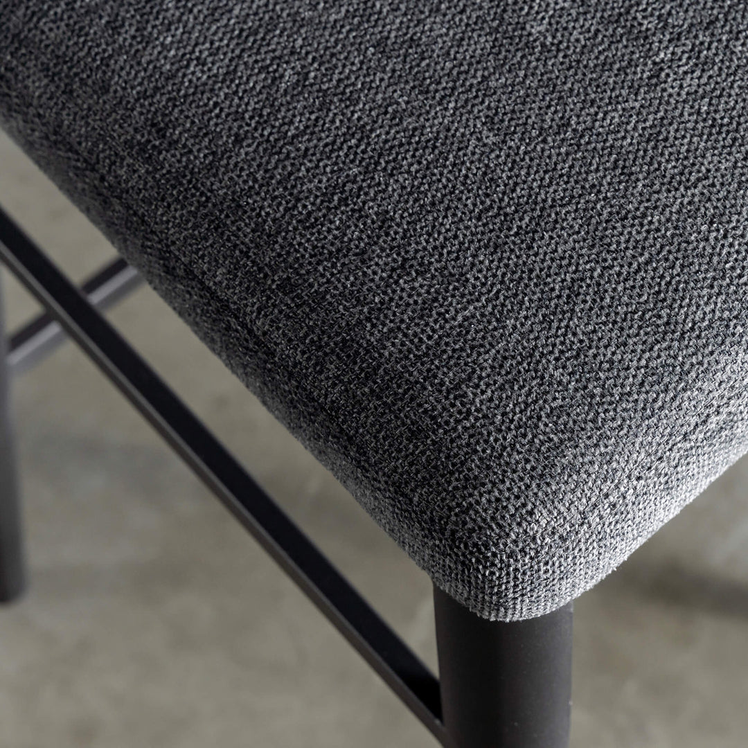 ANDERS BAR CHAIR  |  GRANITE SHADOW WEAVE