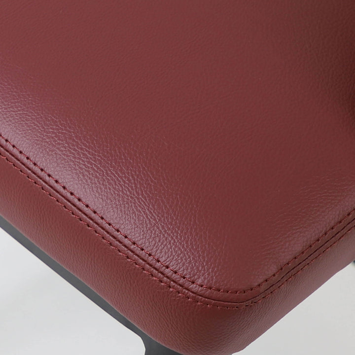 ANTONIS COUNTER STOOL  |  BURNISHED CURRANT VEGAN LEATHER