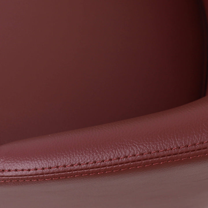 ANTONIS COUNTER STOOL  |  BURNISHED CURRANT VEGAN LEATHER