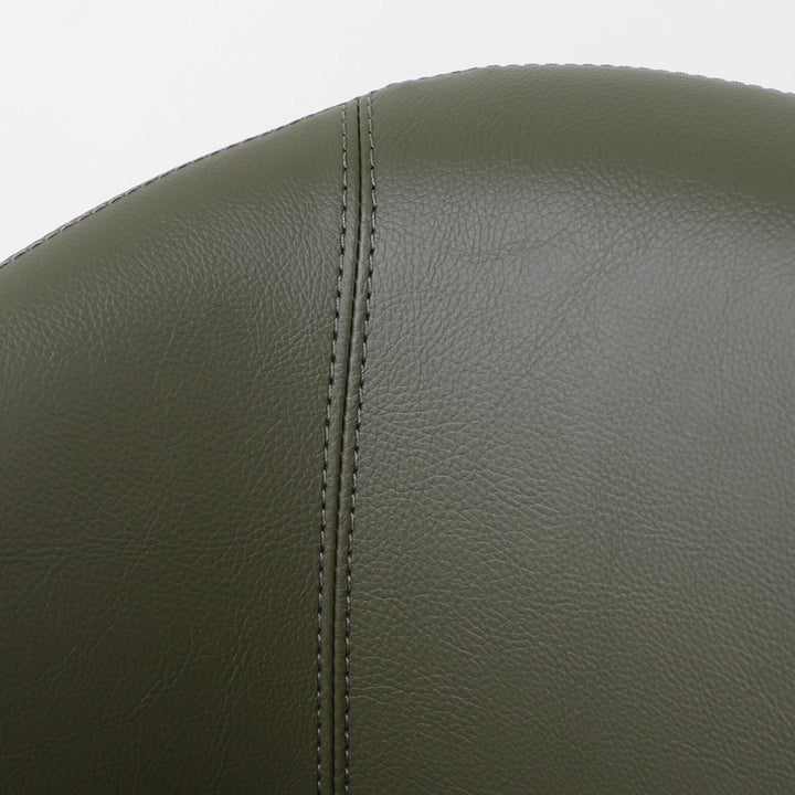 ANTONIS COUNTER STOOL  |  MEDITERRANEAN DEEP OLIVE VEGAN LEATHER