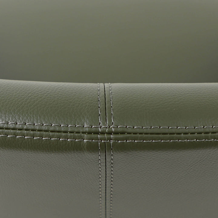 ANTONIS COUNTER STOOL  |  MEDITERRANEAN DEEP OLIVE VEGAN LEATHER