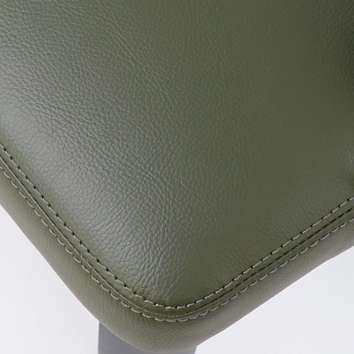 ANTONIS COUNTER STOOL  |  MEDITERRANEAN DEEP OLIVE VEGAN LEATHER