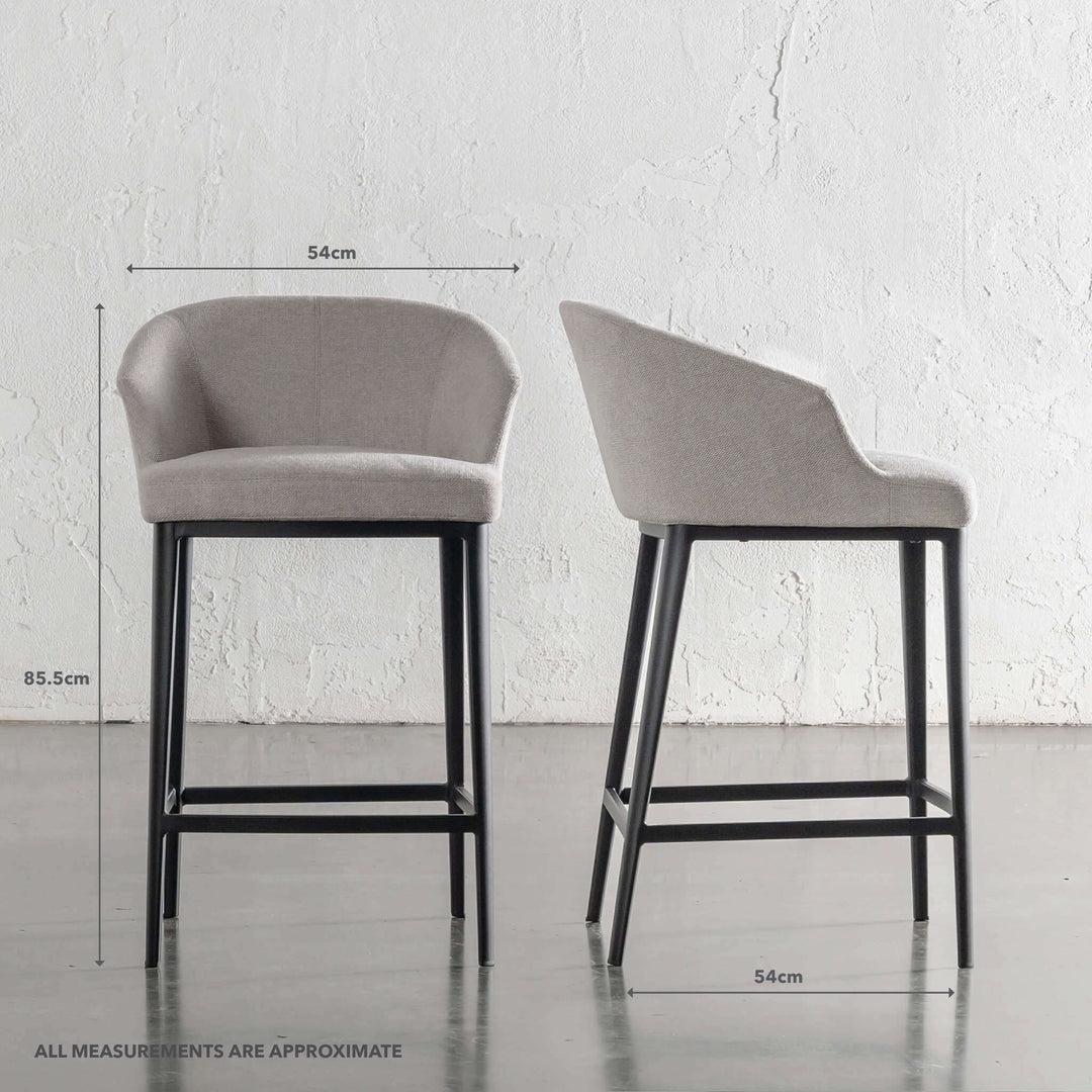 ANTONIS COUNTER STOOL | SANDY DRIFT WEAVE | MEASUREMENTS