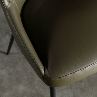 ANTONIS COUNTER STOOL  |  MEDITERRANEAN DEEP OLIVE VEGAN LEATHER