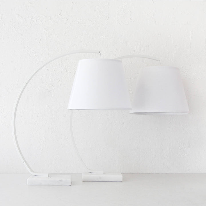 ARC TABLE LAMP | WHITE | BUNDLE X 2