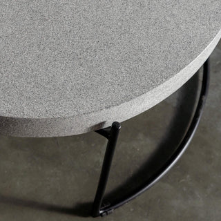 ARIA CONCRETE GRANITE COFFEE TABLE BUNDLE  |  2 x COFFEE TABLES   |  ROUND  |  ZINC ASH