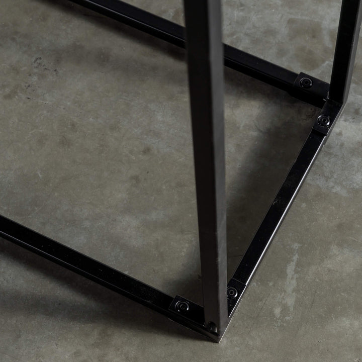 ARIA CONCRETE GRANITE CONSOLE TABLE | 120CM + 150CM +180CM | ZINC ASH