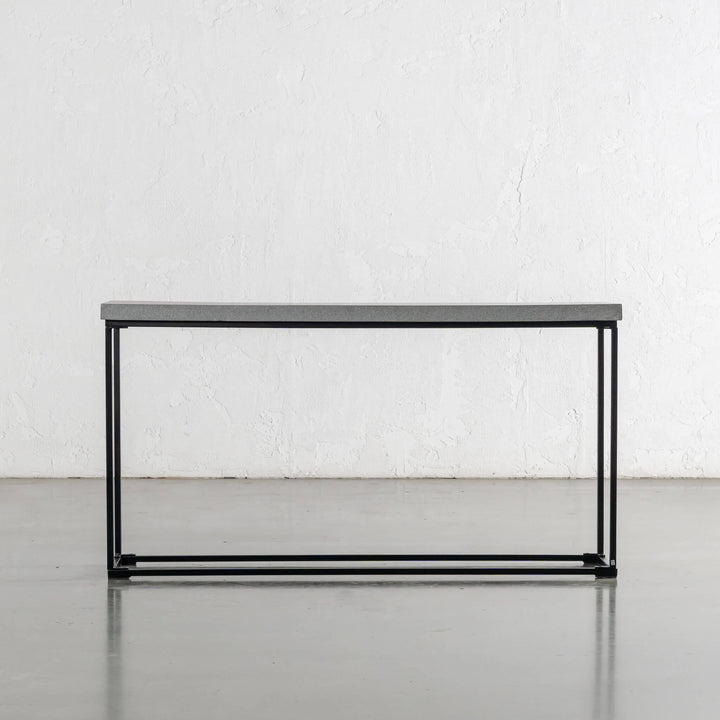 ARIA CONCRETE GRANITE CONSOLE TABLE | 120CM + 150CM +180CM | ZINC ASH