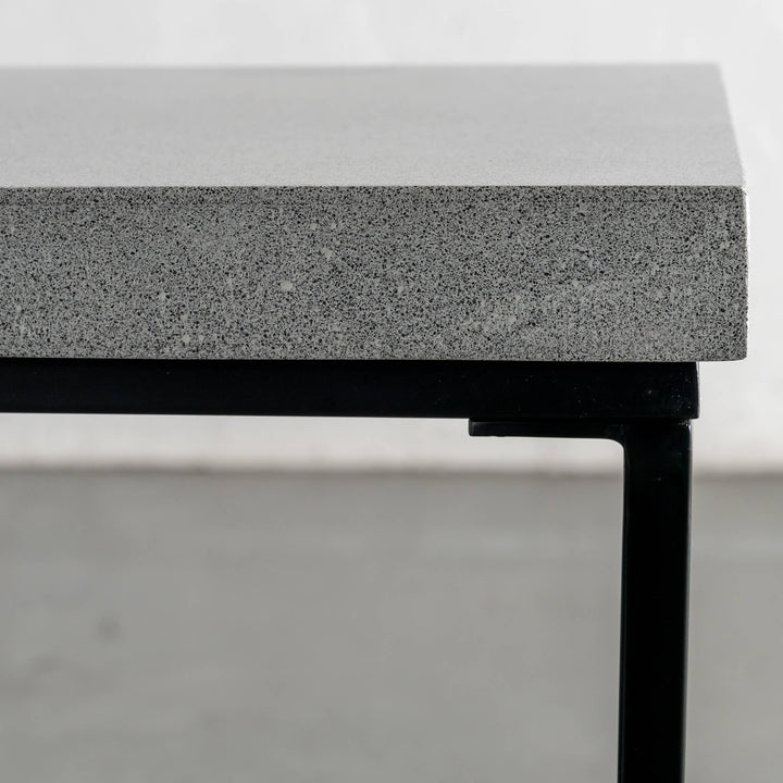 ARIA CONCRETE GRANITE CONSOLE TABLE | 120CM + 150CM +180CM | ZINC ASH