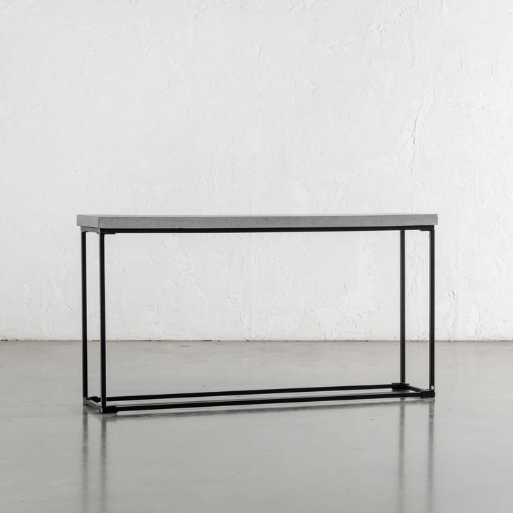 ARIA CONCRETE GRANITE CONSOLE TABLE | 120CM + 150CM +180CM | ZINC ASH
