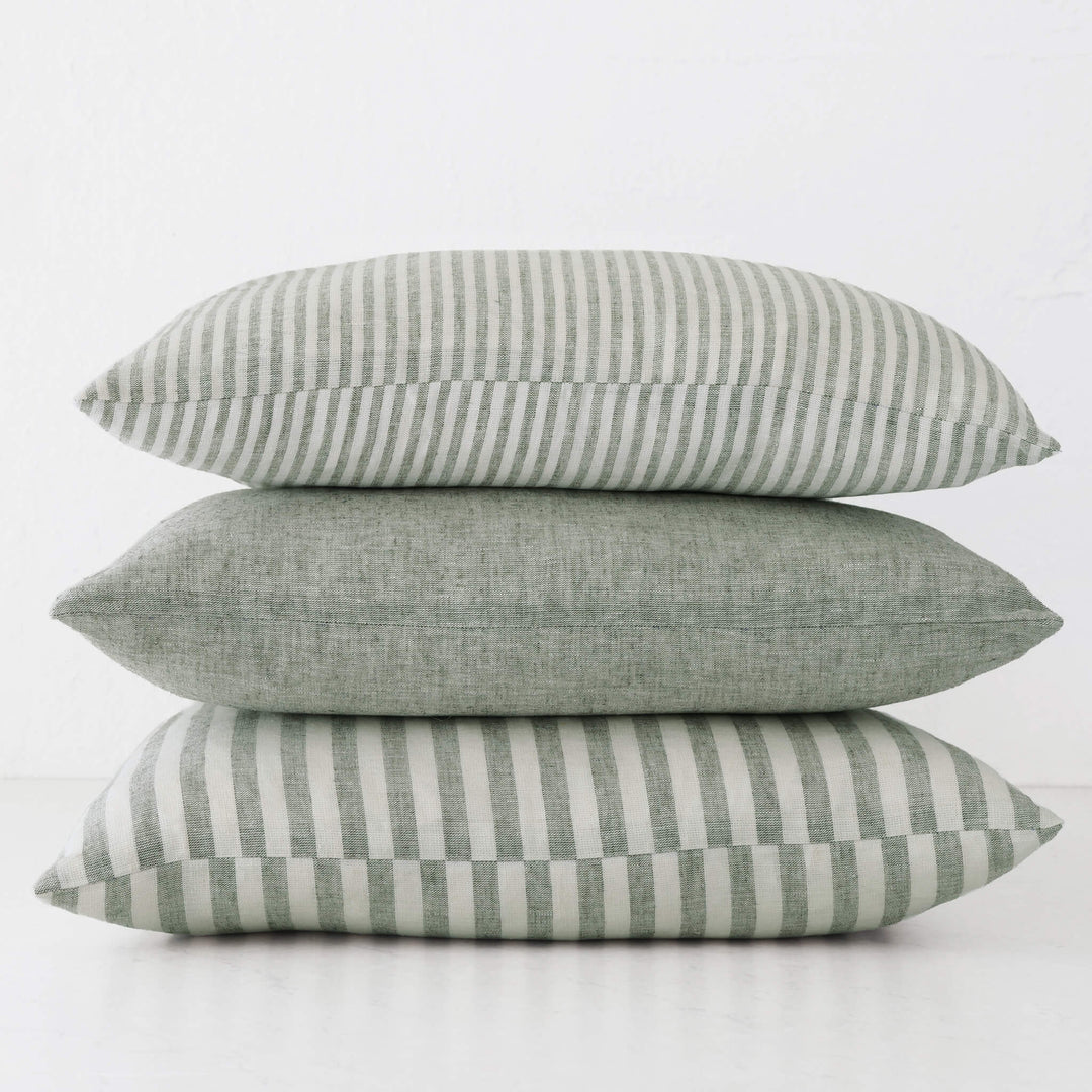 CADIZ + FRONTERA CUSHION | ARMADA GREEN | STACK