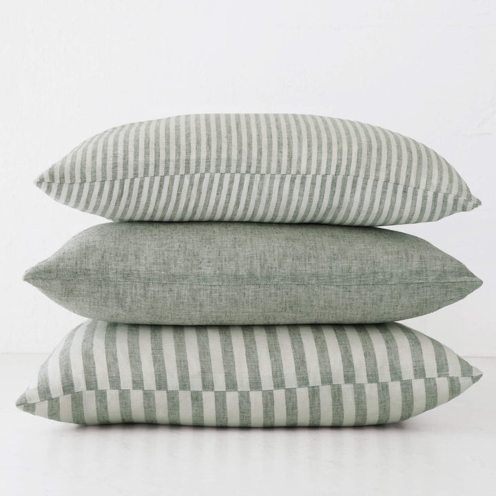 CADIZ + FRONTERA CUSHION | ARMADA GREEN | STACK