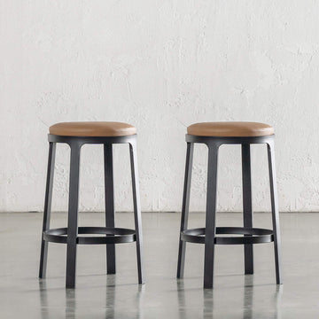 ARNHEM COUNTER STOOL  |  BUNDLE + SAVE  |  CANYON TAN VEGAN LEATHER