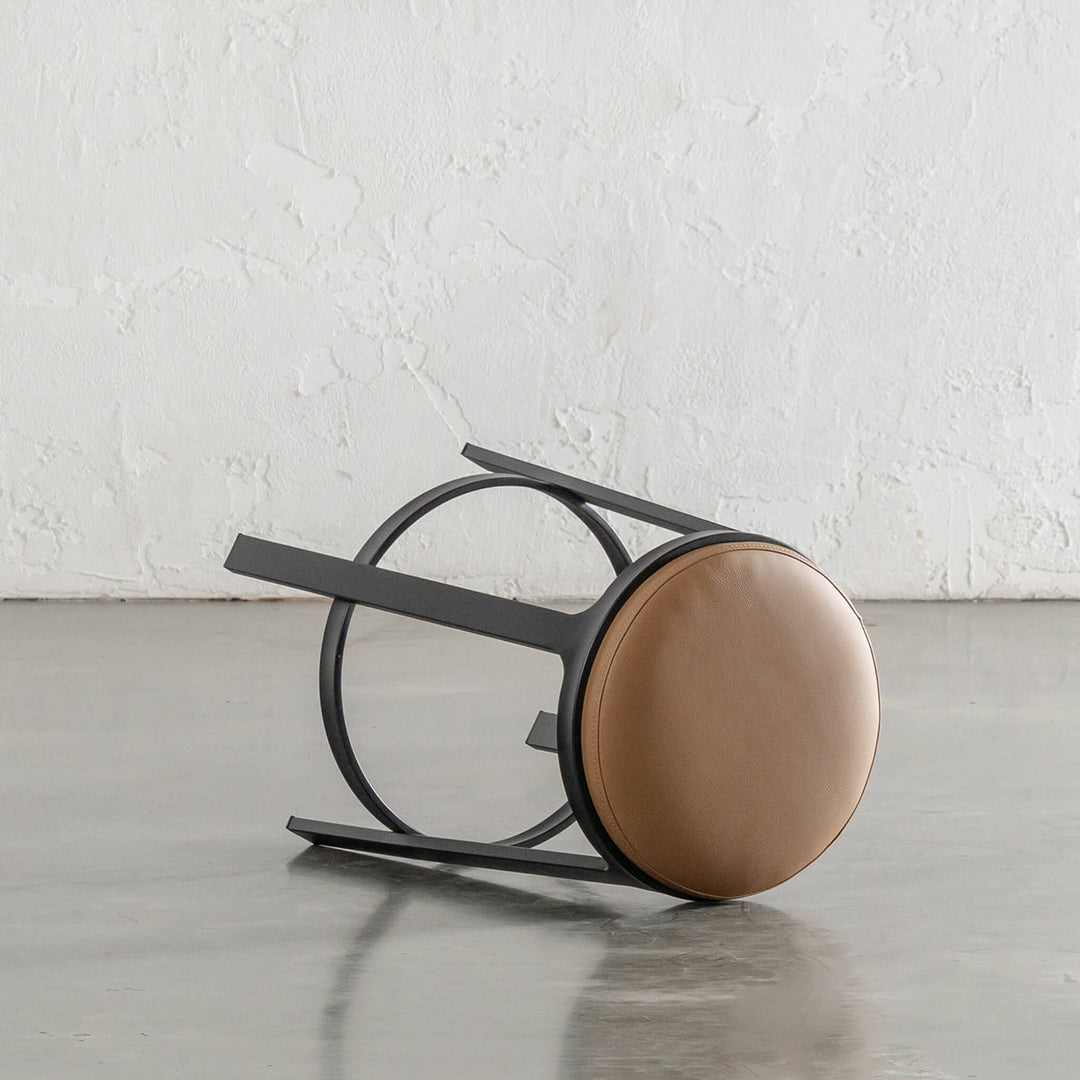ARNHEM COUNTER STOOL  |  CANYON TAN VEGAN LEATHER
