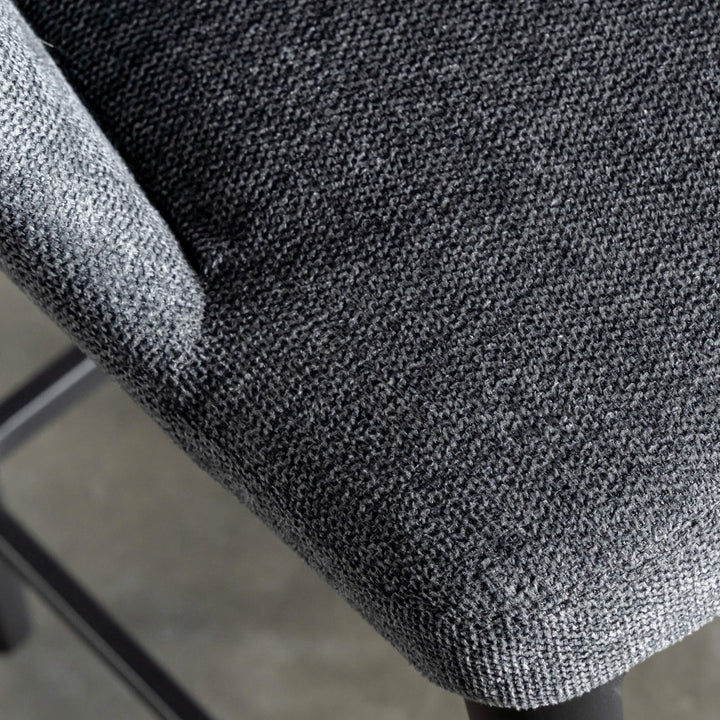 ANTONIS COUNTER STOOL STOOL  |  GRANITE SHADOW WEAVE CLOSE UP