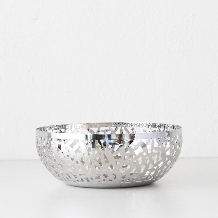 ALESSI  |  CACTUS FRUIT BOWL  |  LARGE 29CM  |  SILVER STAINLESS STEEL