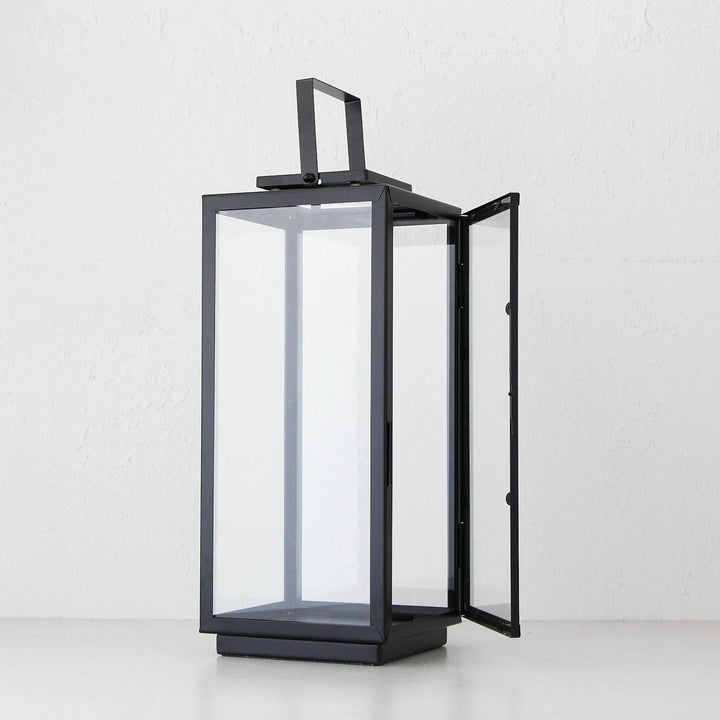 AMALFI HURRICANE LANTERN  |  X LARGE  |  BLACK