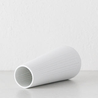 DIANNA PORCELAIN TAPERED LAMP  |  SMALL  |  WHITE