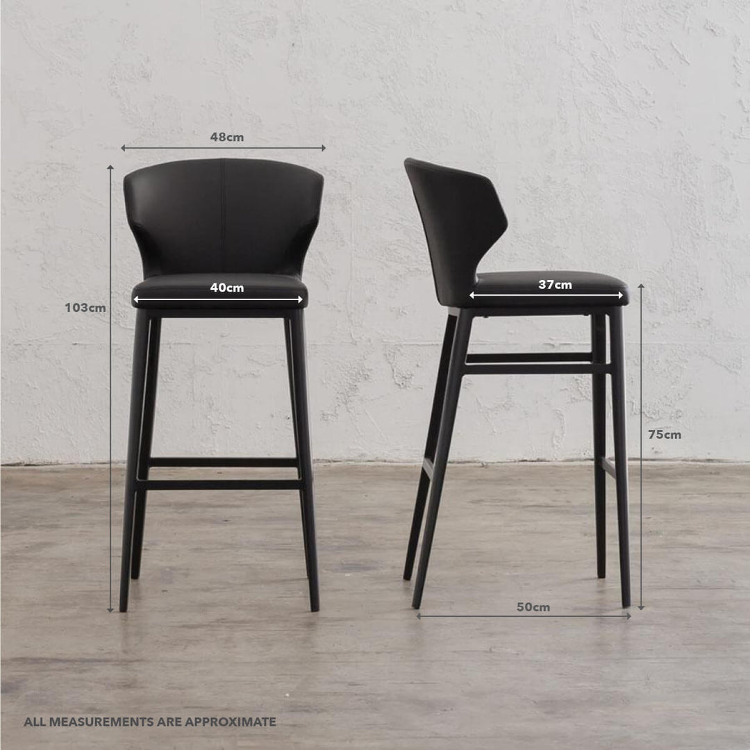 ANDERS BAR CHAIR  |  DIMENSION DIAGRAM