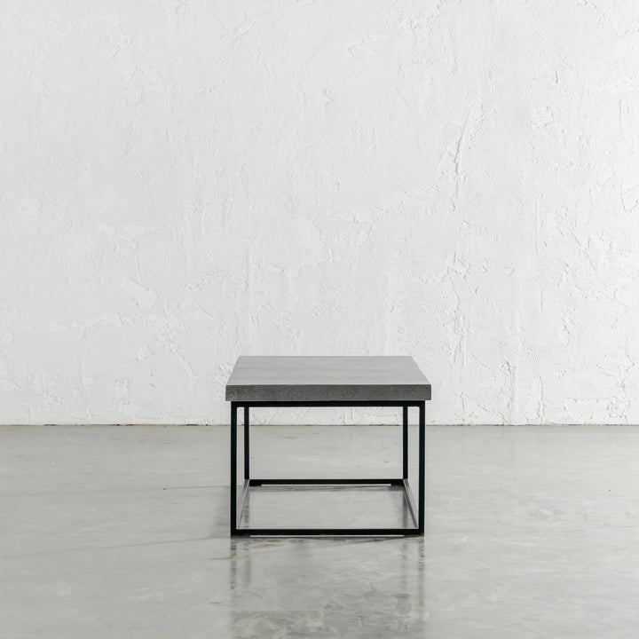 ARIA CONCRETE GRANITE RECTANGLE COFFEE TABLE UNSTYLED   |  CLASSIC MID GREY