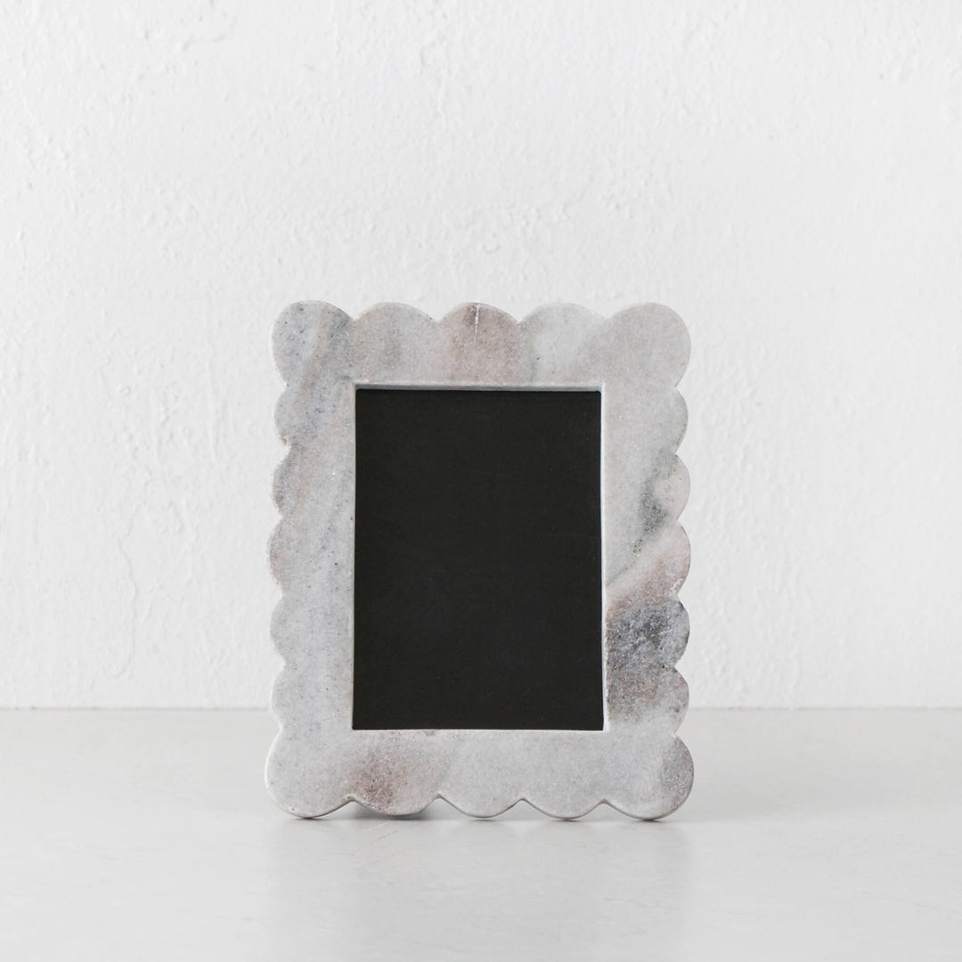 ARLET MARBLE PHOTO FRAME | 5X7 | ASH GREY MARBLE