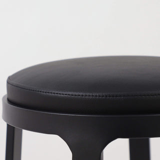 ARNHEM COUNTER STOOL  |  NOIR BLACK VEGAN LEATHER