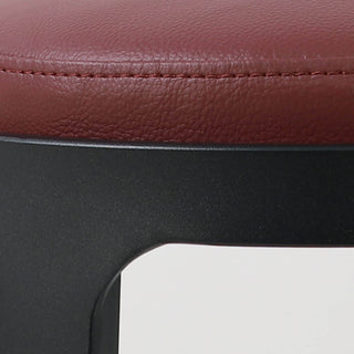 ARNHEM COUNTER STOOL  |  BURNISHED CURRANT VEGAN LEATHER