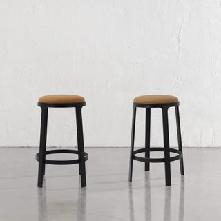 ARNHEM COUNTER STOOL  |  CANYON TAN VEGAN LEATHER