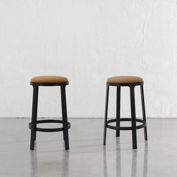 ARNHEM COUNTER STOOL  |  CANYON TAN VEGAN LEATHER