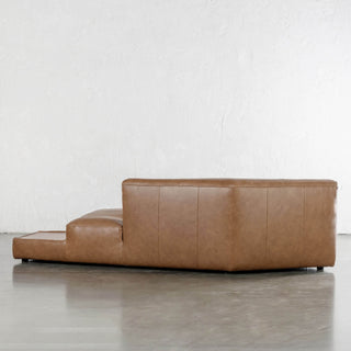 Bamberg Angled Modular Chaise  |  RHS  |  Dakota Saddle Tan