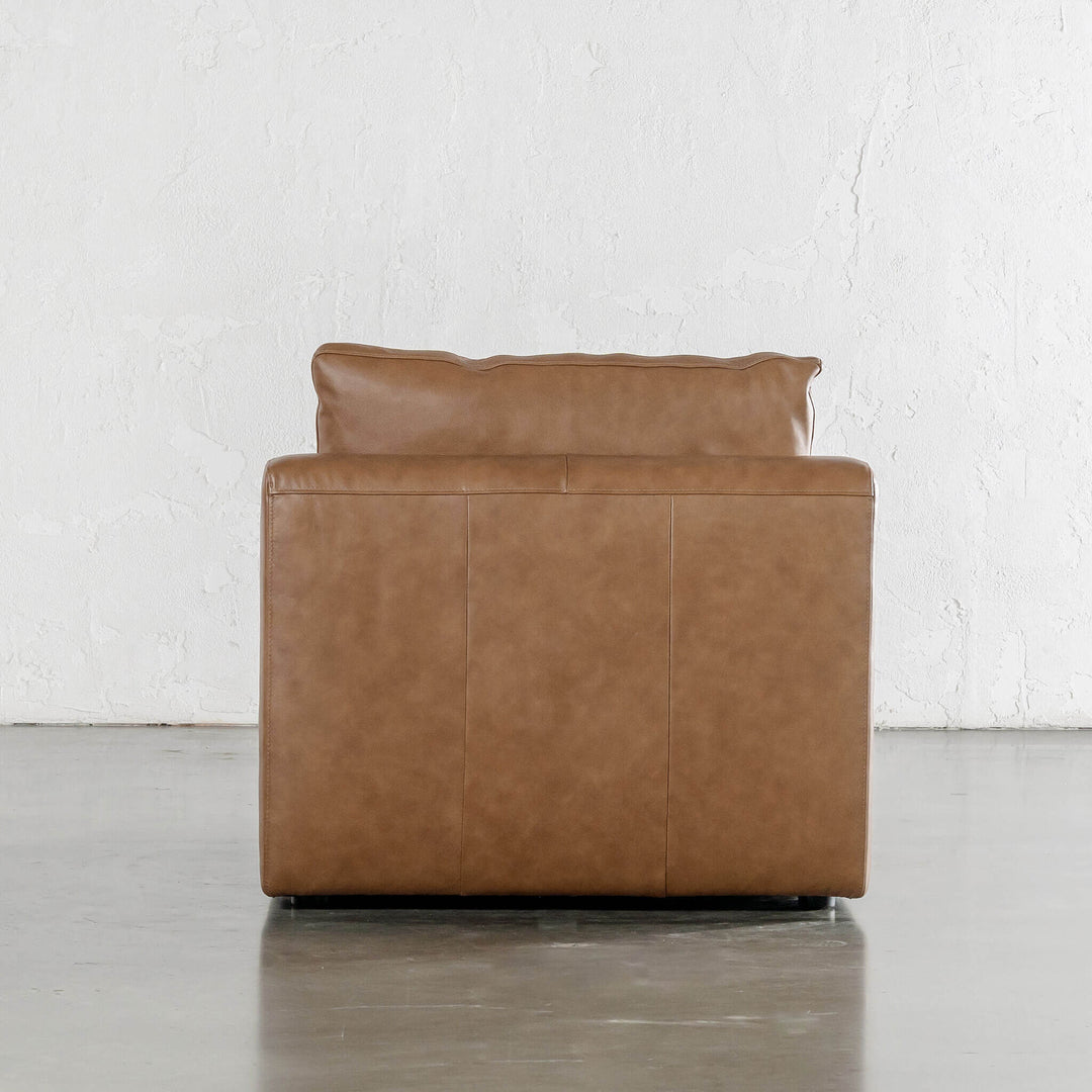 Bamberg Angled Modular Chaise  |  RHS  |  Dakota Saddle Tan