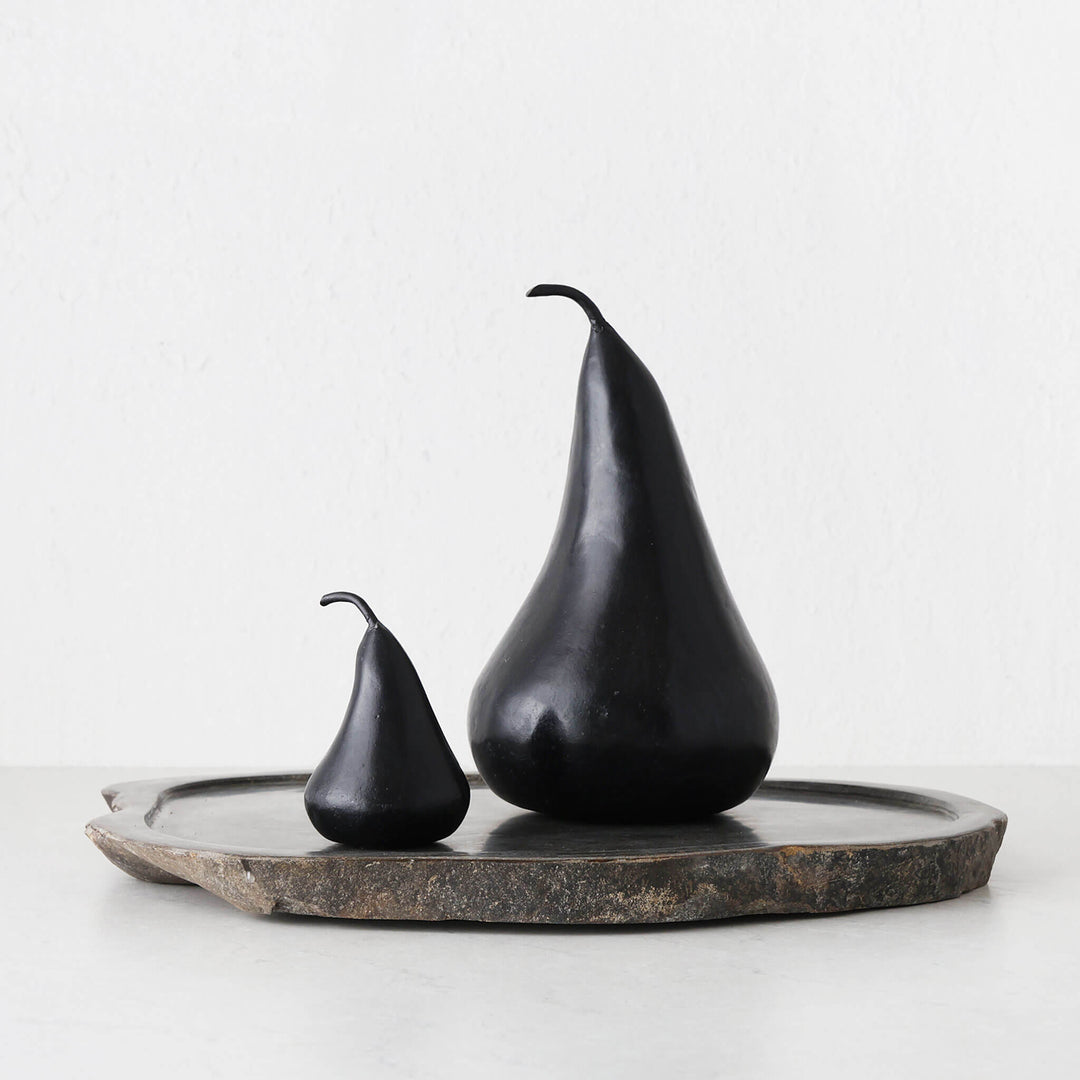 BARATI PLATE | 45CM | RIVER STONE MARBLE