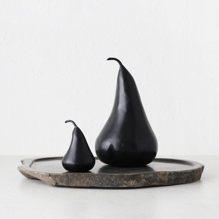 BARATI PLATE | 45CM | RIVER STONE MARBLE