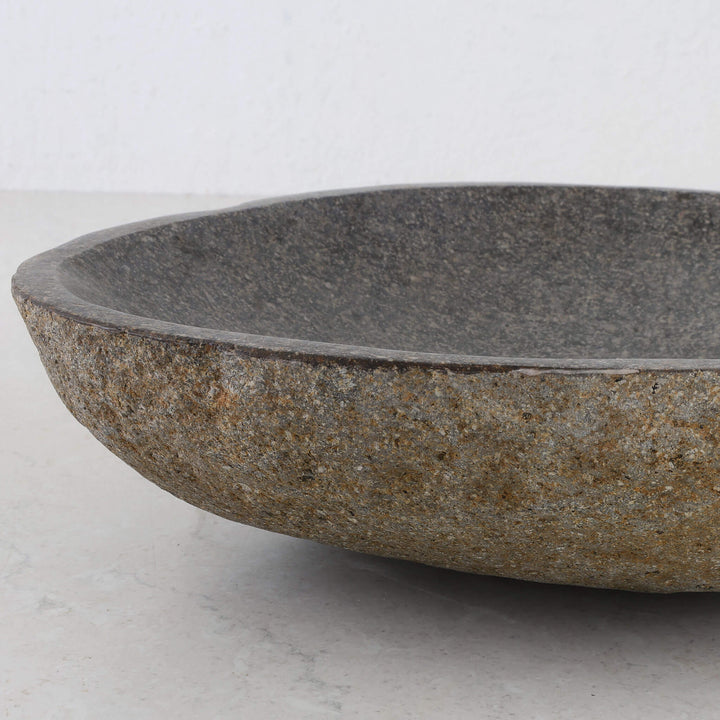 BARATI BOWL  |  MED  |  RIVER STONE MARBLE