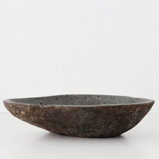 BARATI  BOWL  |  LRG  |  RIVER STONE MARBLE