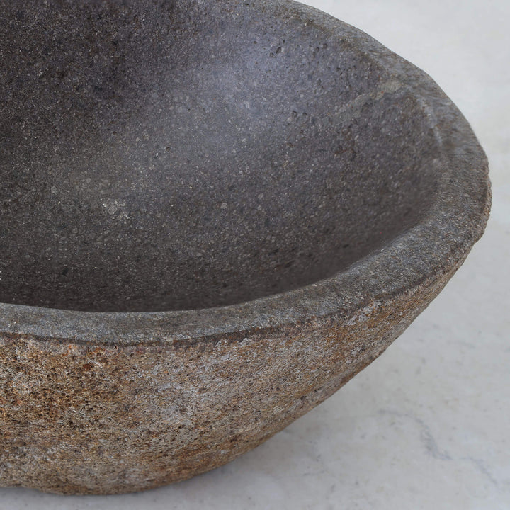 BARATI BOWL  |  SML  |  RIVER STONE MARBLE