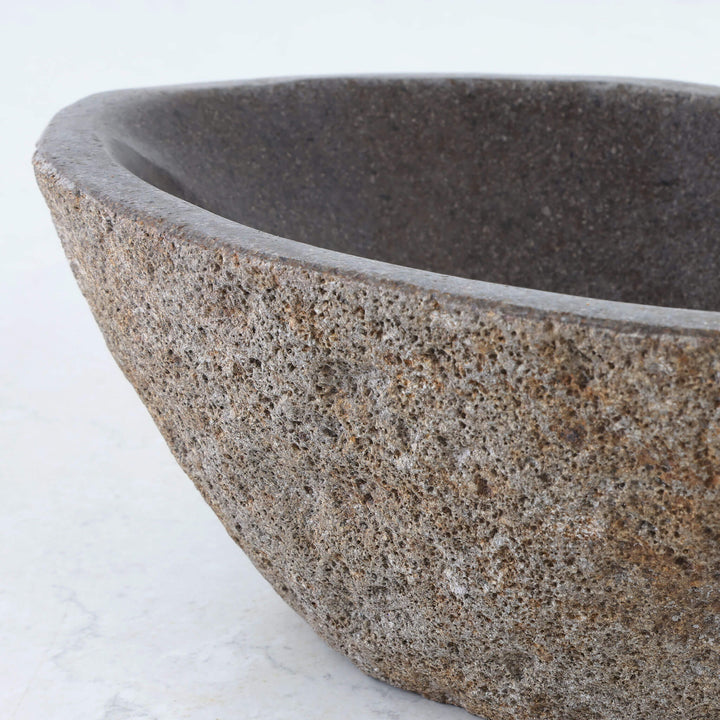 BARATI BOWL  |  SML  |  RIVER STONE MARBLE