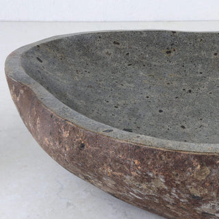 BARATI  BOWL  |  LRG  |  RIVER STONE MARBLE
