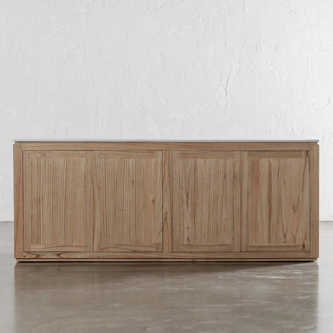 BASILIO BUFFET SIDEBOARD  |  NATURAL ASH + BIANCO CIMENT