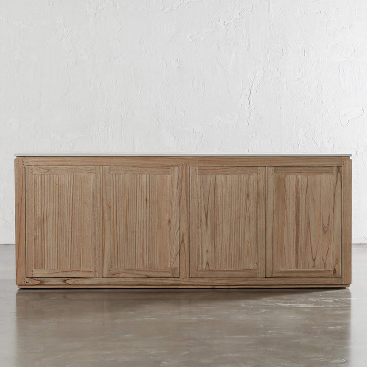 BASILIO BUFFET SIDEBOARD  |  NATURAL ASH + BIANCO CIMENT