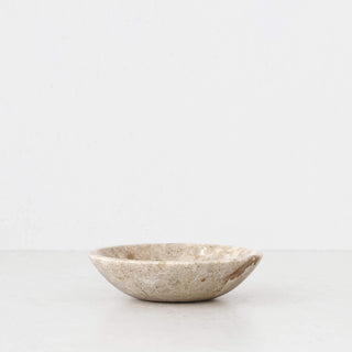 BAYAN MARBLE BOWL  |  SML 15CM  |  ORGANIC CREMA MARBLE