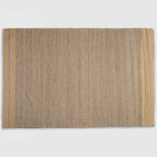 BEDARRA JUTE RUGS + RUNNER  |  NATURAL + LEADMAN GREY