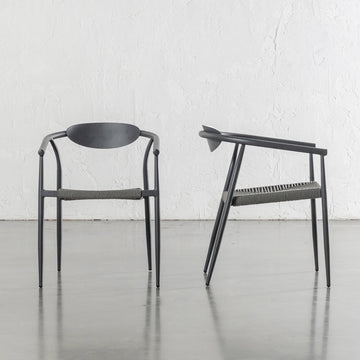 BENITO DINING CHAIR  |  DEEP ANTHRACITE  |  BUNDLE X4