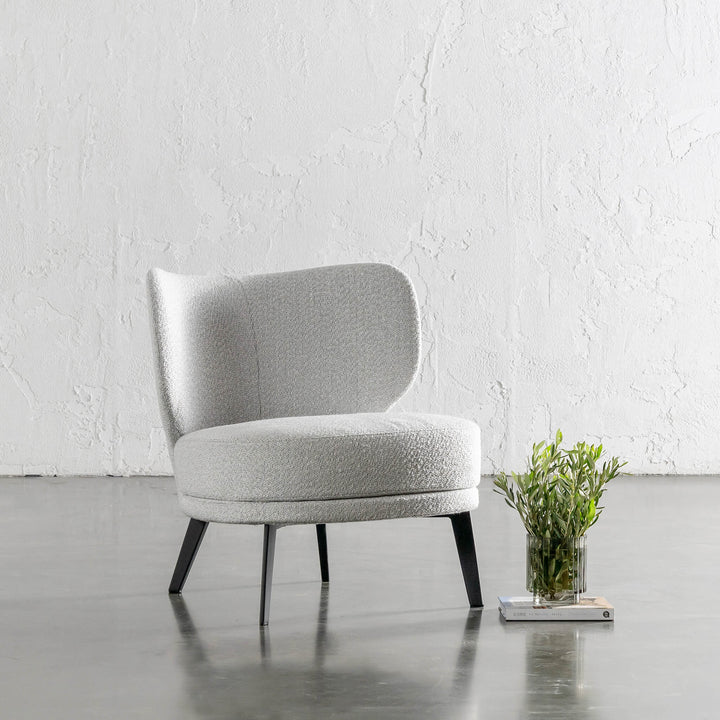 BERGEN ARMCHAIR  |  SMOKEHAZE BOUCLE