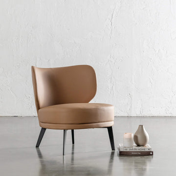 BERGEN ARMCHAIR  |  CANYON TAN VEGAN LEATHER